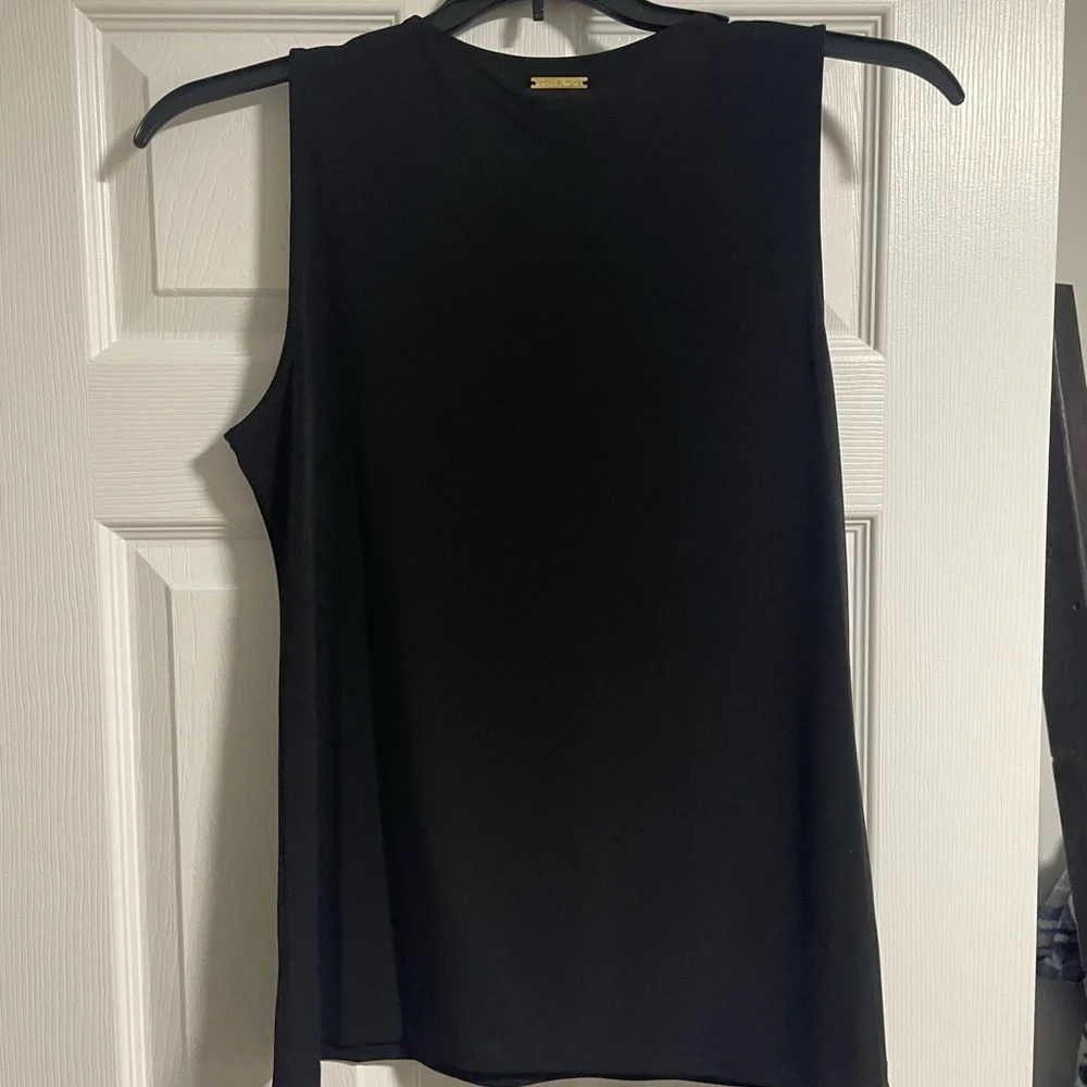 Michael Kors Black Tank with Gold details - Picture 3 of 3